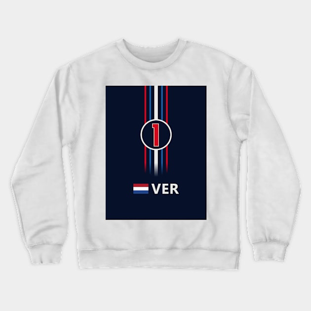 F1 2022 - #1 Verstappen [classic] Crewneck Sweatshirt by sednoid